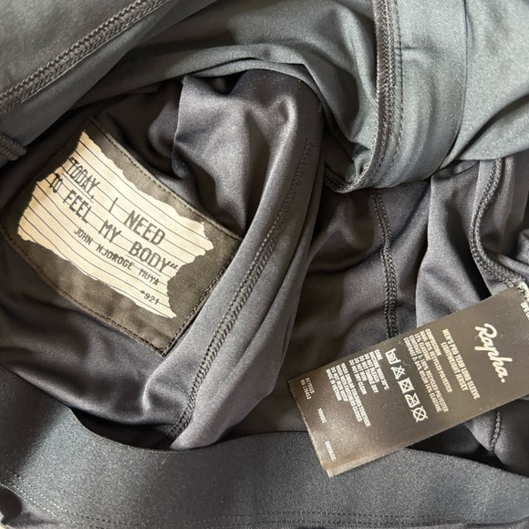 NWT Rapha Pro Team Cycling Jersey Men's Large Black Long Sleeve Lightweight - Picture 10 of 14